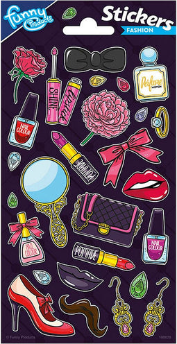 Funny Products Stickervel Fashion Meisjes Papier 27 Stuks