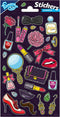 Funny Products Stickervel Fashion Meisjes Papier 27 Stuks