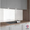 AURYS - Spatwand - Veiligheidsglas 6 mm - Extra wit 700 x 600 mm
