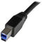 Startech USB3SAB10M - USB 3.0 A Male naar USB 3.0 B Male - 10 m - Zwart