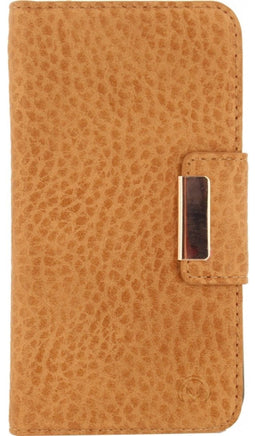 Mobilize Samsung Galaxy J1 (2016) - Detachable Wallet 2in1 Bookcase - Echt Leer met Pasjeshouder voor 2 Pasjes - Bruin