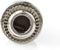 Nedis 3,5 mm Audioconnector - Recht - Female - Vernikkeld - Solderen - Diameter kabelinvoer: 4.0 mm - Metaal - Zilver - 25 Stuks - Envelop