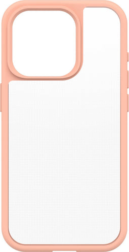 OtterBox React Series - Hoesje voor iPhone 15 Pro - Antimicrobiële coating - Peach Perfect