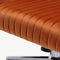Furnicher Constance Bureaustoel - Velours Zitting - Chroom Frame - Hoogte Verstelbaar - Draaibaar - Oranje