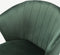 Furnicher Cooper Eetkamerstoel - Fluwelen bekleding - Modern design - Stalen frame - Groene fluweel - Zwarte poten