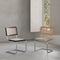 Furnicher Edith Cantilever Stoel - Rotan zitting - Chroom poten - Naturel