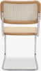Furnicher Edith Cantilever Stoel - Rotan zitting - Chroom poten - Naturel