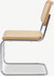 Furnicher Edith Cantilever Stoel - Rotan zitting - Chroom poten - Naturel