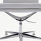 Furnicher Lucas Vergaderstoel - Leren Zitting - Chroom Frame - Hoogte Verstelbaar - Draaibaar - Wit
