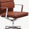 Furnicher Lucas Vergaderstoel - Leren Zitting - Chroom Frame - Hoogte Verstelbaar - Draaibaar - Cognac