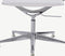 Furnicher Mateo Vergaderstoel - Leren Zitting - Chroom Frame - Hoogte Verstelbaar - Draaibaar - Wit