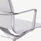 Furnicher Mateo Vergaderstoel - Leren Zitting - Chroom Frame - Hoogte Verstelbaar - Draaibaar - Wit
