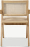 Furnicher Peter Eetkamerstoel - Zitting van bamboe rotan - Modern design - Natuurlijk beukenhout