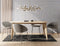 Furnicher - Stanley Eetkamerstoel - Stoffen bekleding - Modern design - Chroom poten - Grijze stof