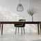 Furnicher Vinny Eetkamerstoel - Fluwelen bekleding - Modern design - Stalen frame - Groene fluweel - Zwarte poten