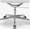 Furnicher Walton bureaustoel - Leren zitting - Chroom frame - In hoogte verstelbaar - Draaibaar - Wit