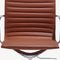 Furnicher Walton bureaustoel - Leren zitting - Chroom frame - In hoogte verstelbaar - Draaibaar - Cognac