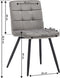 Furnihaus - Eetkamerstoel - Collin - Grijs - Set van 2 - Metaalpoot