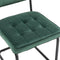 Furnihaus Eetkamerstoelen Set van 2 Flexa - Groen - Metaalpoot - Fluweel