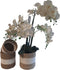 Furnilux Collection plantenbakken - Mandenset - 3 stuks - Naturel en wit