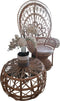 Furnilux Collection plantenbakken - Mandenset - 3 stuks - Wit en Naturel en Grijs