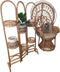 Furnilux Collection plantenbakken - mandenset - 3 stuks - wit en naturel en blauw
