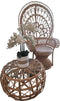 Furnilux Collection plantenbakken - mandenset - 3 stuks - wit en naturel