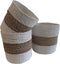 Furnilux Collection plantenbakken - mandenset - 3 stuks - wit en naturel