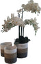 Furnilux Collection plantenbakken - Mandenset - 3 stuks - Wit en Naturel en Grijs