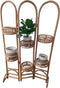 Furnilux Collection plantenbakken - mandenset - 3 stuks - wit en naturel en blauw