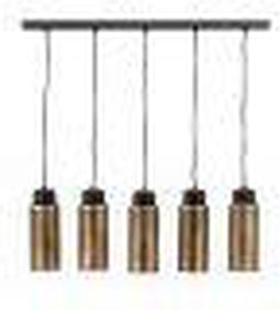 Furnilux - Hanglamp Mir 5 lampen goud metaal