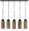 Furnilux - Hanglamp Mir 5 lampen goud metaal