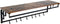 Furnilux - Kapstok 110 x 30 x 27 cm - XXXL Wand kapstok De Luxe -FAMILIE Kapstok - Hoedenplank met 8 Haken - Industrieel Bruin