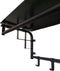 Furnilux - Kapstok 110 x 30 x 27 cm - XXXL Wand kapstok De Luxe -FAMILIE Kapstok - Hoedenplank met 8 Haken - GLAS -Zwart