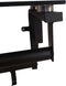 Furnilux - Kapstok 110 x 30 x 27 cm - XXXL Wand kapstok De Luxe -FAMILIE Kapstok - Hoedenplank met 8 Haken - GLAS -Zwart