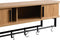 Furnilux kapstok 120 x 24 x 32 cm - XXXL - Wandkapstok Kiruna - 12 haken - Licht Eiken