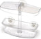 Furnilux - Raamvoederhuis SET VAN 2 -Transparant - 20 x 10 x 16.5 cm - 3 Zuignappen