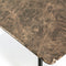 Furnilux - Salontafel Richy - Rechthoek - Metaal Zwart - Marmer Bruin Blad - 110 x 56 x 41 cm