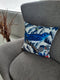 Furnilux Sierkussens - 45x45 cm - Set van 2 - Vogelmotief - Blauw