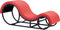 Furnilux Tantra Elysium - Tantra Stoel - Rood - Synthetisch leer - Stijlvolle Bank voor Ontspanning