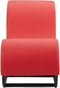 Furnilux Tantra Elysium - Tantra Stoel - Rood - Synthetisch leer - Stijlvolle Bank voor Ontspanning