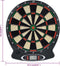 Furniture Limited - Dartbord elektrisch met darts polypropeen zwart