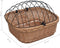 Furniture Limited - Fietsstuurmand met deksel 50x45x35 cm natuurlijk wilgen