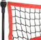 Furniture Limited - Honkbalnet draagbaar 183x105x183 cm Polyester zwart en rood