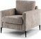 Furntastik 1 zits fauteuil, stof Elite, E720 champagne