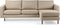 Furntastik 3 zits bank CL L+R, stof Dillon, D460 beige