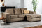 Furntastik 3 zits bank CL L+R, stof Hotel Chique, H430 bruin