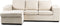 Furntastik 3 zits bank CL L+R, stof Hotel Chique, H460 beige