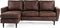 Furntastik 3 zits bank CL L+R, stof Savannah, S430 bruin