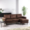 Furntastik 3 zits bank CL L+R, stof Savannah, S430 bruin